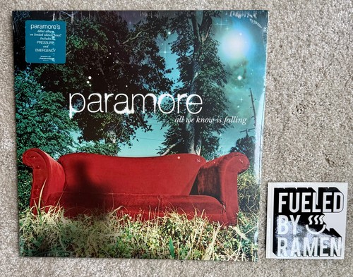 Paramore teal vinyl 2013 all - paramore,